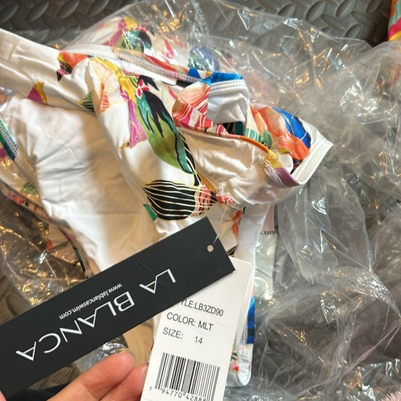 LA BLANCA Paradise Bikini Set Women's Size 14 - Picture 15 of 16